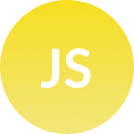 A yellow circle with text reading 'JS'